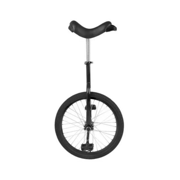 Ethjulet cykel i sort 20 tommer
