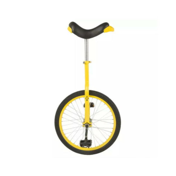 Ethjulet cykel i gul 20 tommer