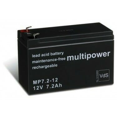 12 volt batteri 7,2 Ah